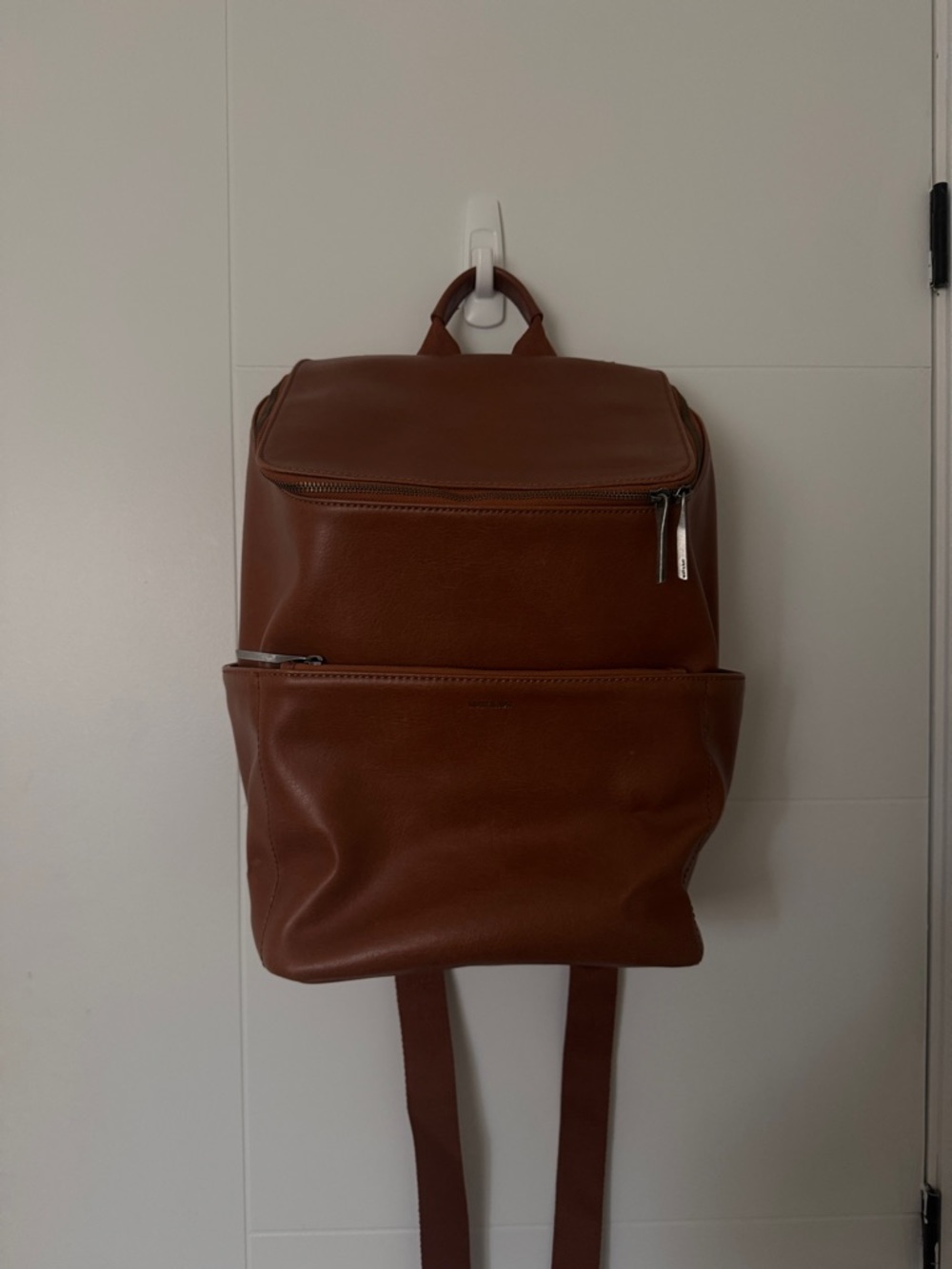 Matt & Nat Chestnut Vegan Leather Backpack